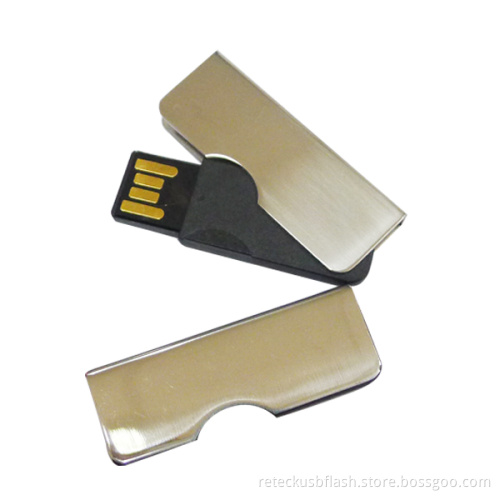 Rotating Pen Drive Storage Metal USB Flash Drive